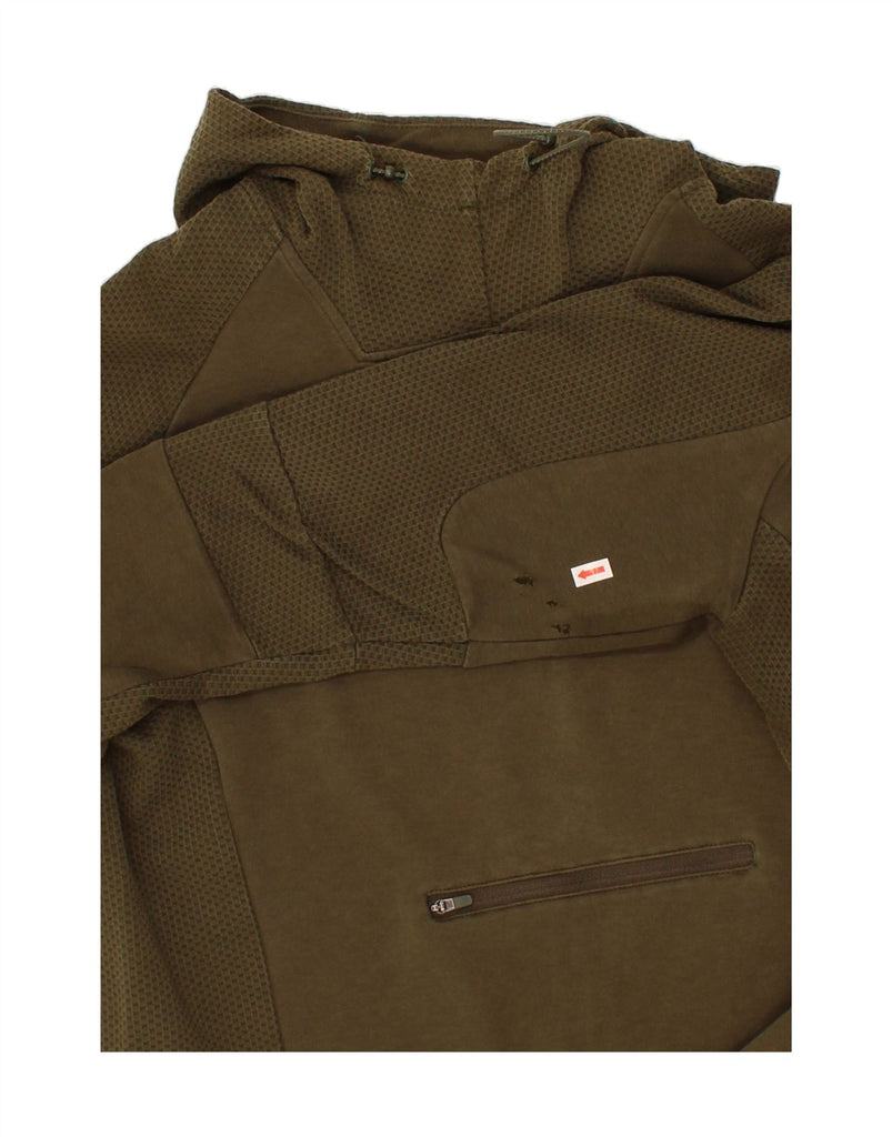 PUMA Mens Hoodie Jumper Small Green Cotton Vintage Puma and Second-Hand Puma from Messina Hembry 