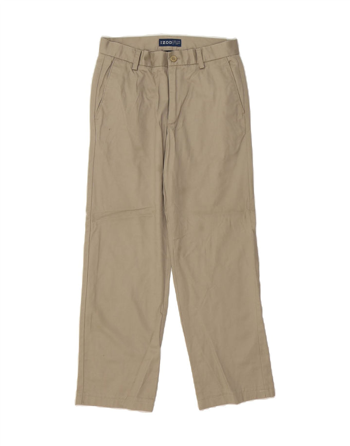 IZOD Mens Straight Chino Trousers W28 L29  Beige Cotton Vintage Izod and Second-Hand Izod from Messina Hembry 