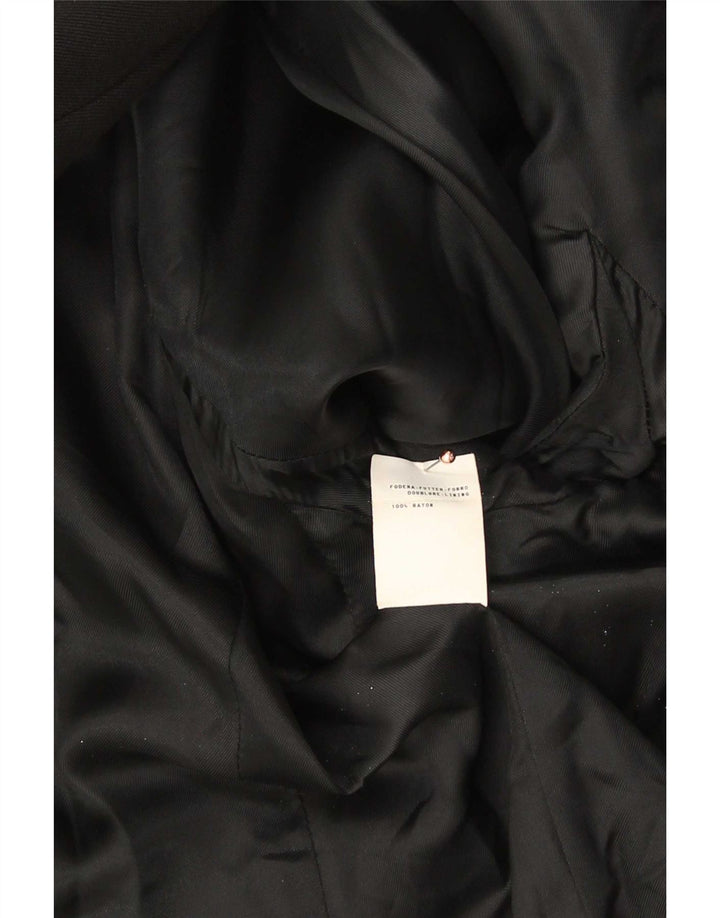 Philosophy Di Alberta Ferretti Womens Overcoat UK 12 Medium Black