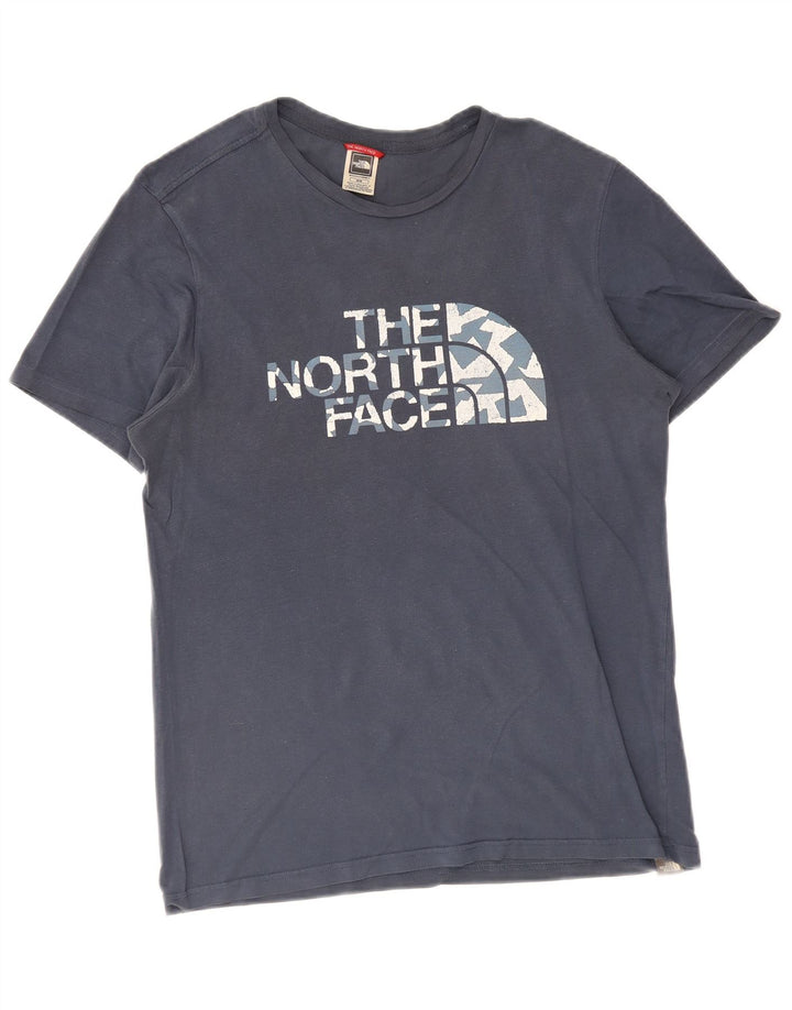 The North Face Mens Graphic T-Shirt Top Medium Blue