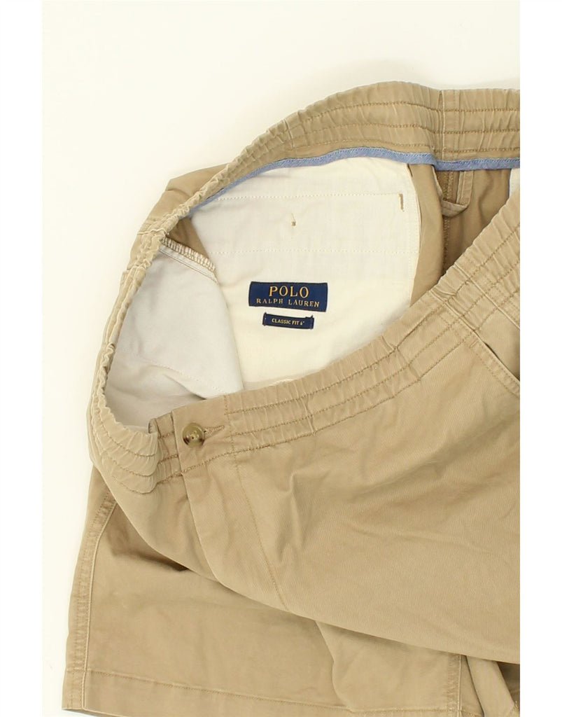 POLO RALPH LAUREN Womens Classic Fit Chino Shorts US 6 Medium W36  Beige | Vintage Polo Ralph Lauren | Thrift | Second-Hand Polo Ralph Lauren | Used Clothing | Messina Hembry 