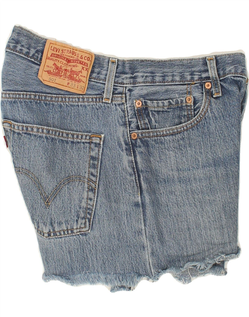 LEVI'S Womens 501 Denim Shorts W30 Medium Blue Cotton Vintage Levi's and Second-Hand Levi's from Messina Hembry 