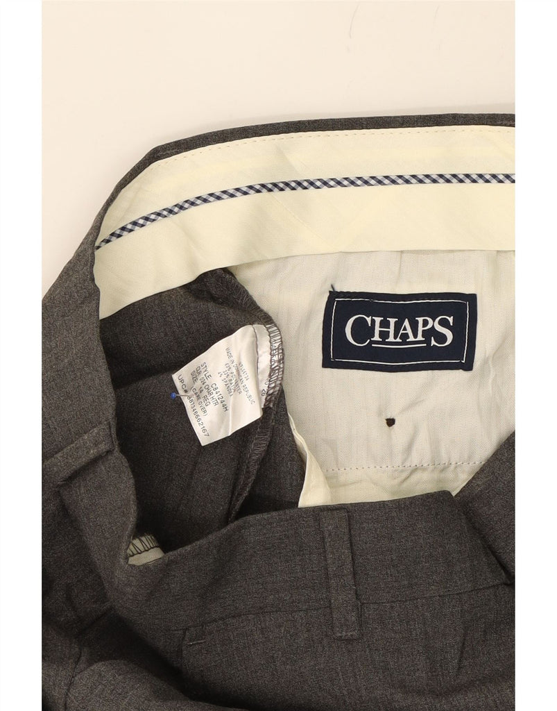 CHAPS Boys Straight Casual Trousers 13-14 Years W28 L28 Grey Polyester Vintage Chaps and Second-Hand Chaps from Messina Hembry 