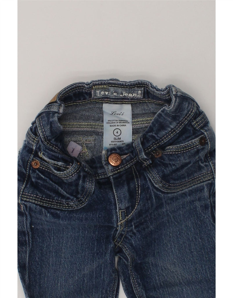 LEVI'S Girls Slim Jeans 3-4 Years W18 L16  Blue Cotton | Vintage Levi's | Thrift | Second-Hand Levi's | Used Clothing | Messina Hembry 