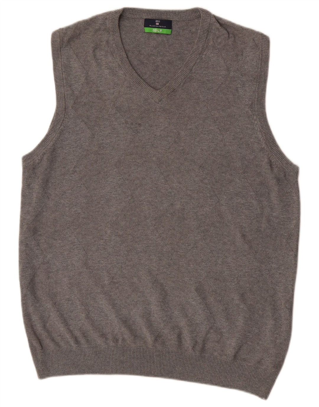 MARKS & SPENCER Mens Blue Harbour Vest Tank Top UK 38/40 Medium Grey