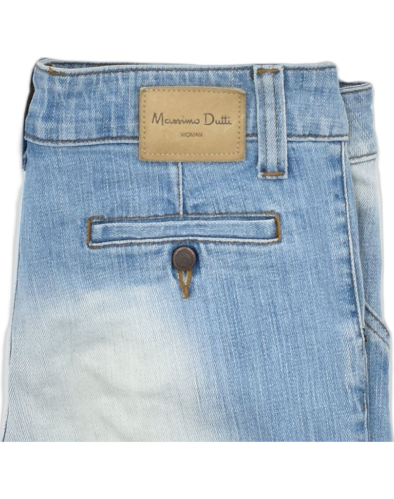 MASSIMO DUTTI Womens Denim Shorts W30 Medium Blue Cotton | Vintage | Thrift | Second-Hand | Used Clothing | Messina Hembry 