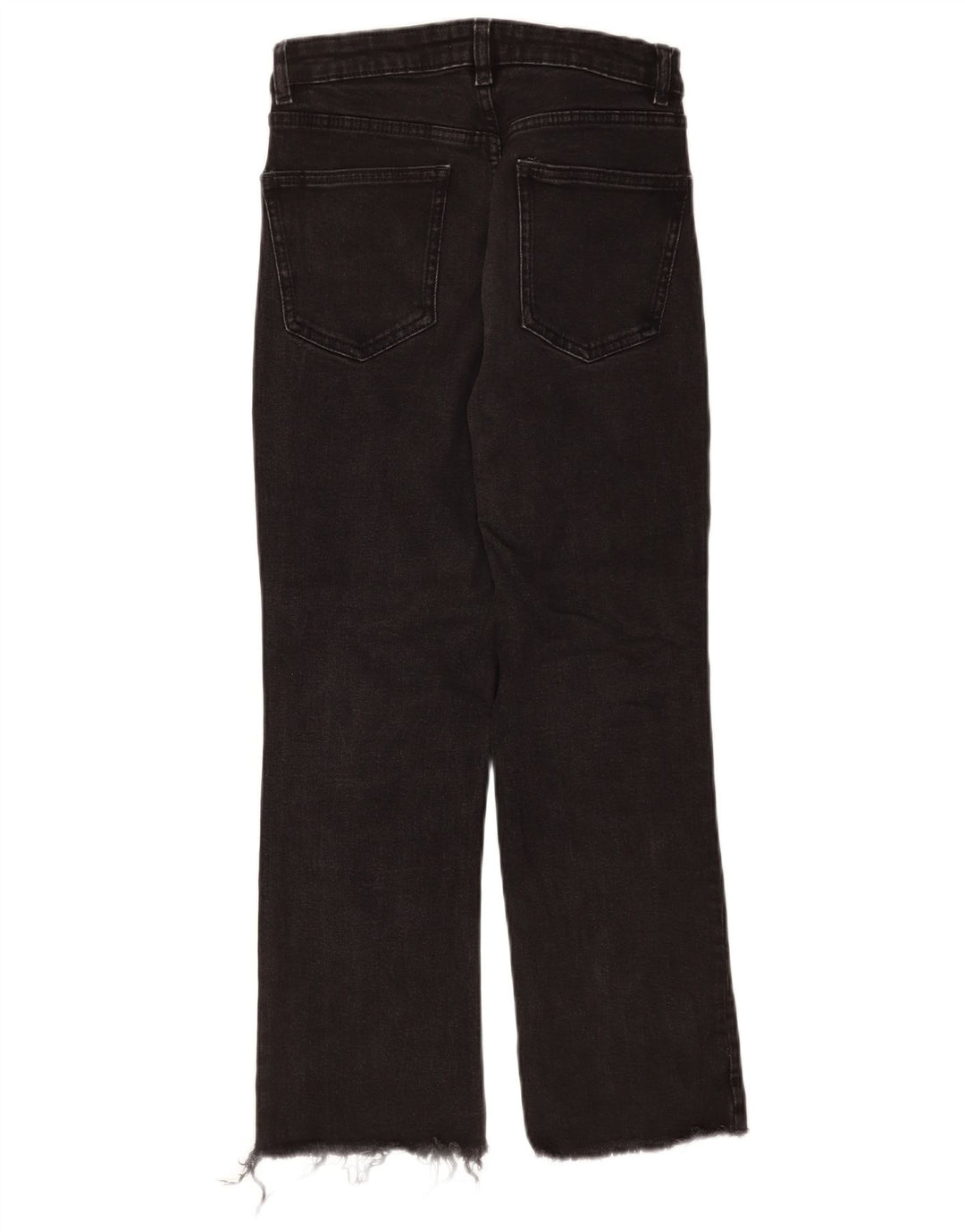 Zara Womens Straight Jeans EU 40 Medium W30 L25 Black