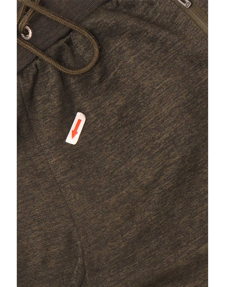 Ellesse Mens Graphic Tracksuit Trousers Joggers Small Khaki Flecked