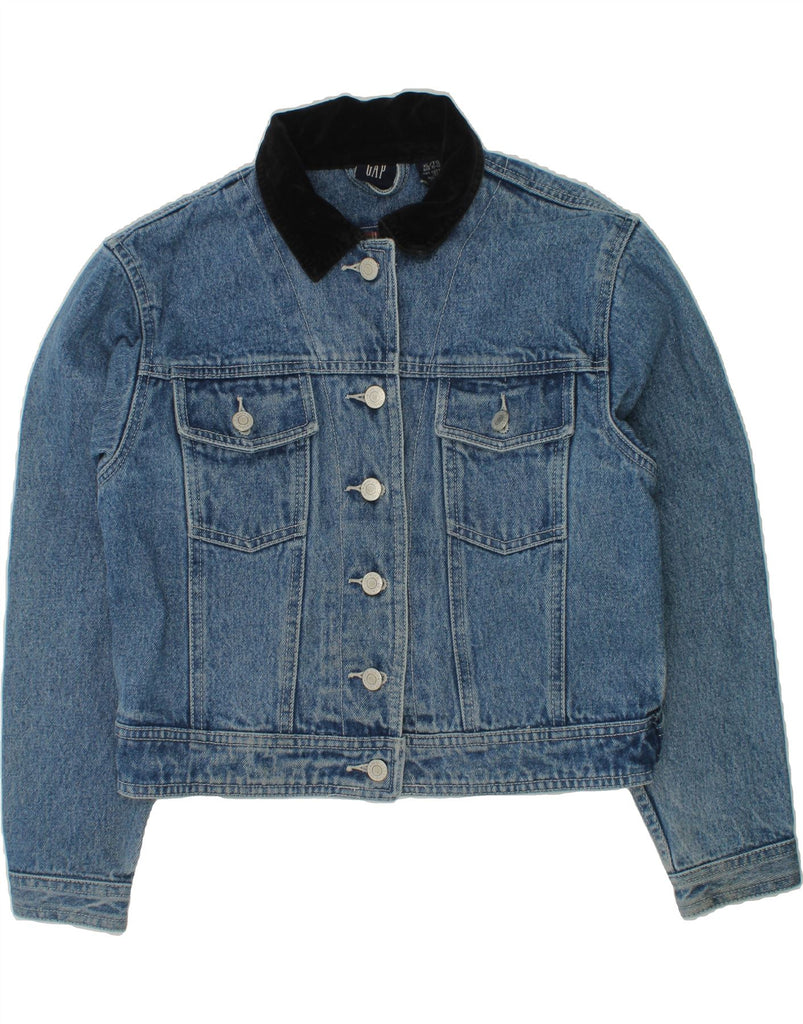 GAP Girls Denim Jacket 11-12 Years XL  Blue Cotton | Vintage Gap | Thrift | Second-Hand Gap | Used Clothing | Messina Hembry 