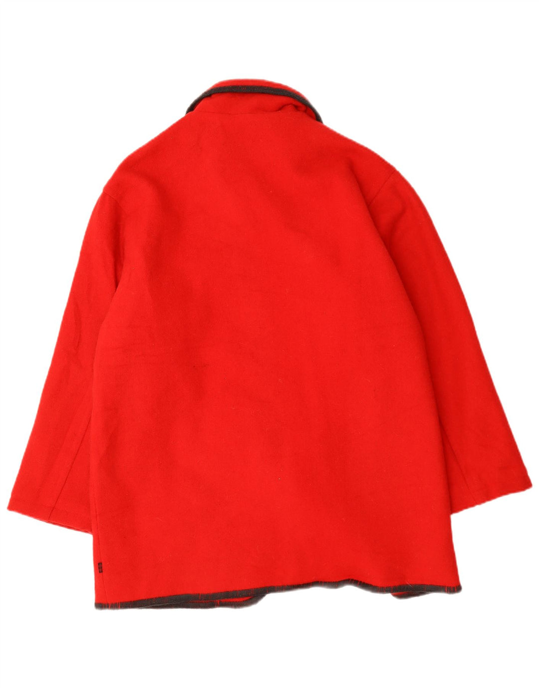 Woolrich Womens Oversized Overcoat UK 14 Medium Red Wool