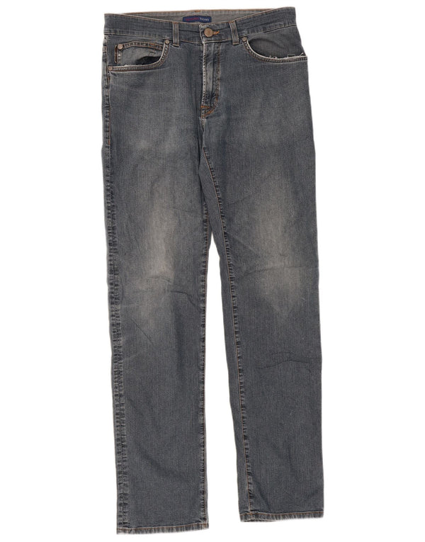 Trussardi Womens Straight Jeans W32 L32 Blue