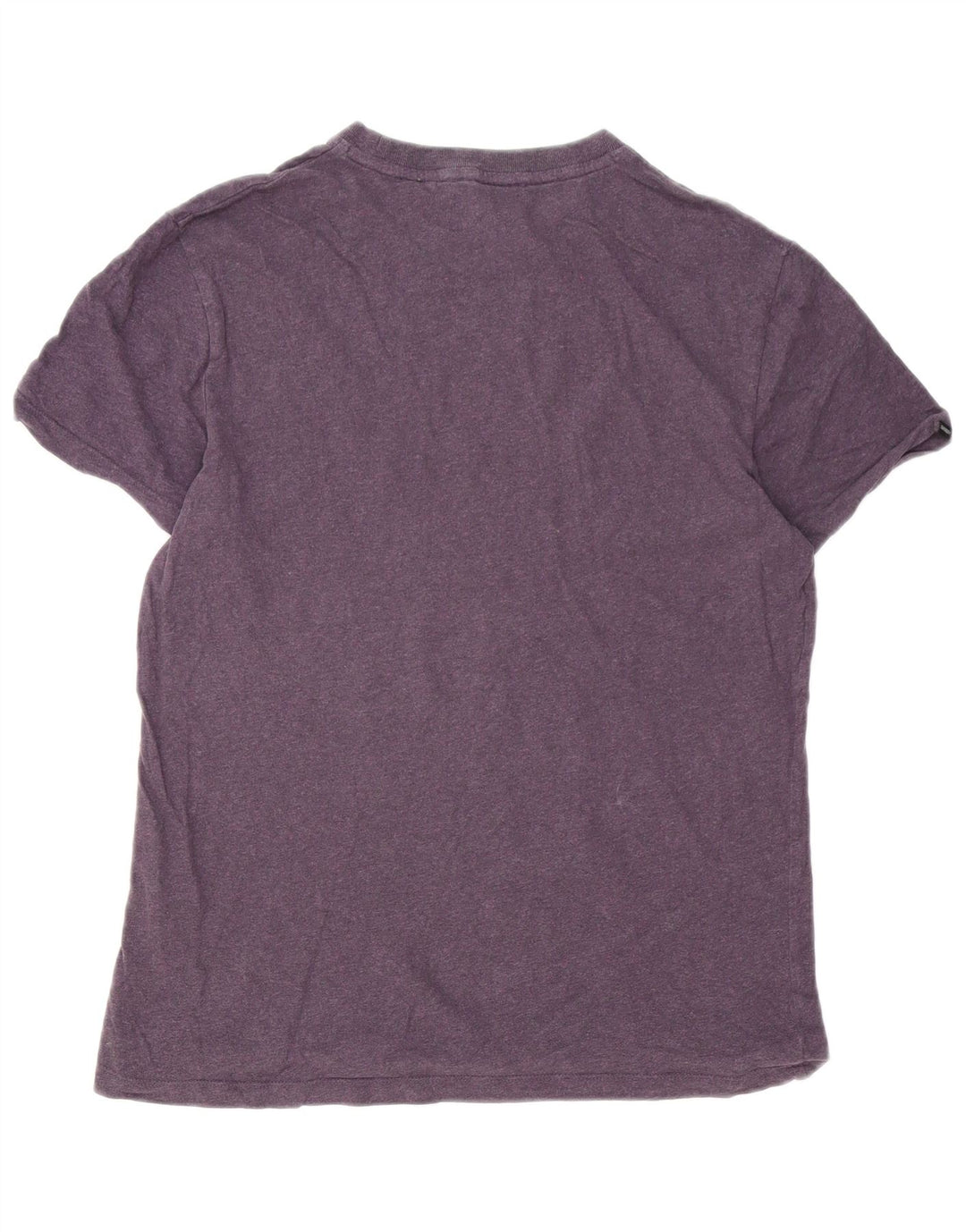 Superdry Mens T-Shirt Top Medium Purple Cotton