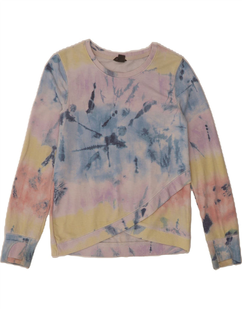 EDDIE BAUER Girls Sweatshirt Jumper 10-11 Years Large Multicoloured Vintage Eddie Bauer and Second-Hand Eddie Bauer from Messina Hembry 