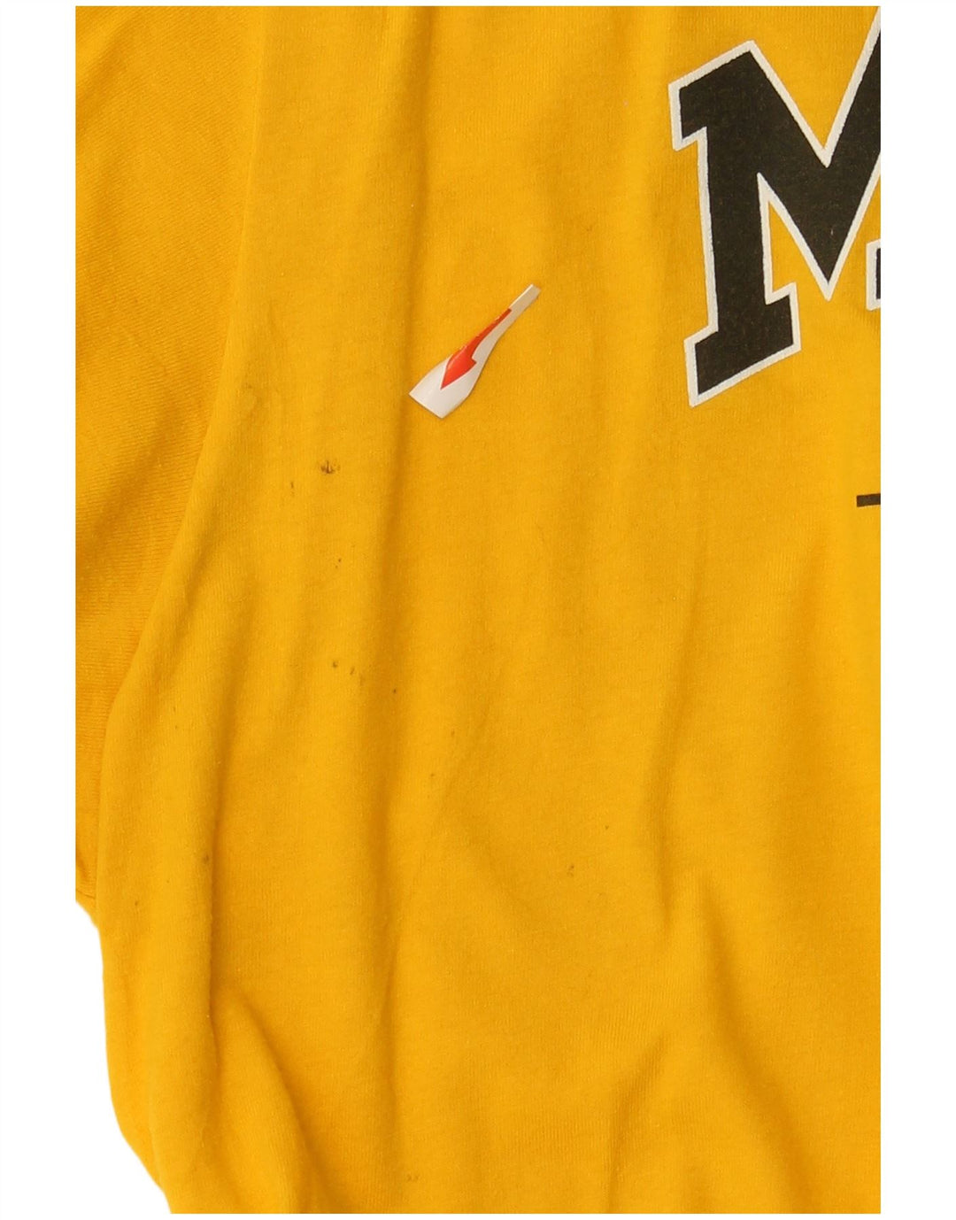 Russell Athletic Mens Mizzou Graphic T-Shirt Top XL Yellow