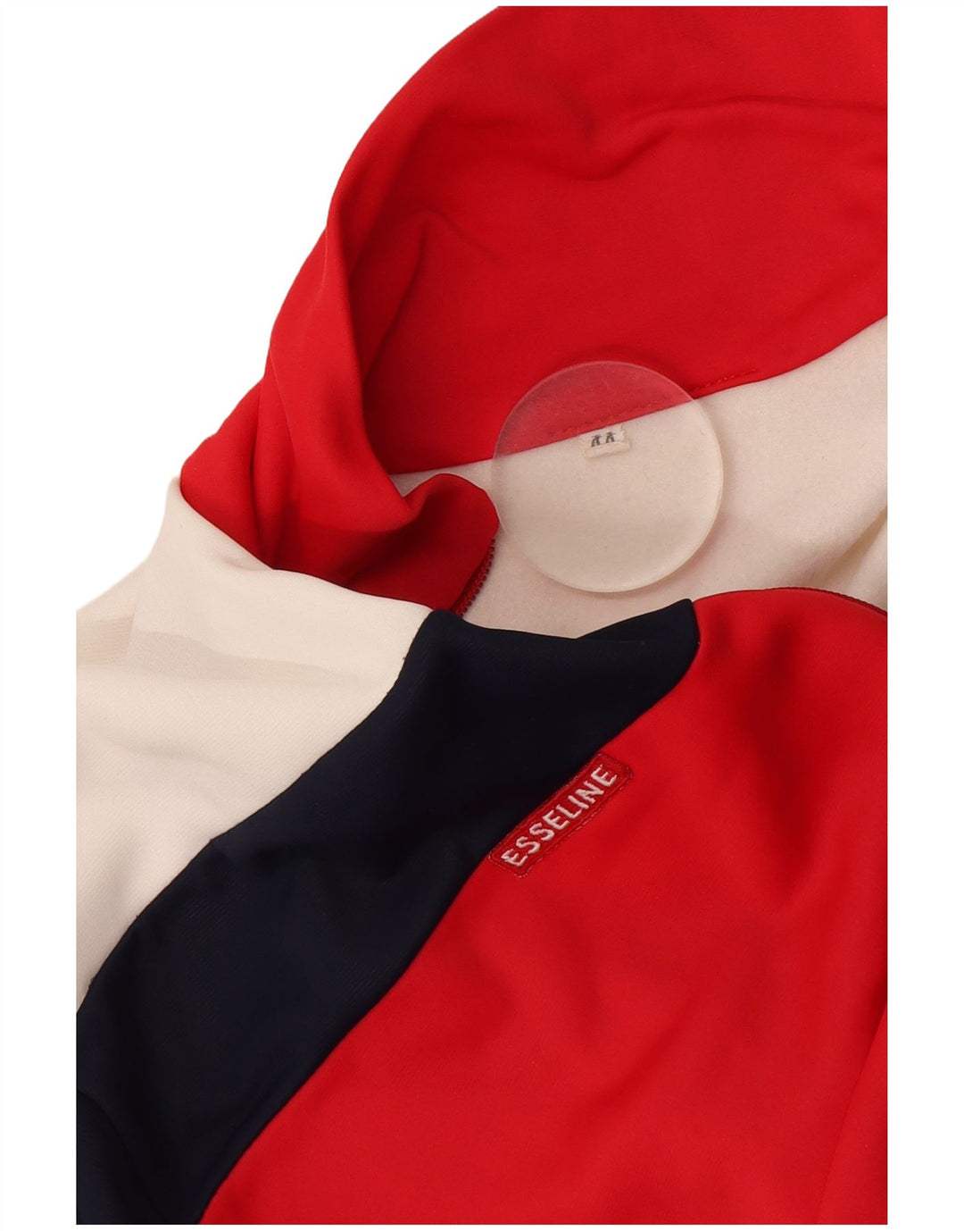 Vintage Womens Tracksuit Top Jacket IT 44 XS Red Colourblock