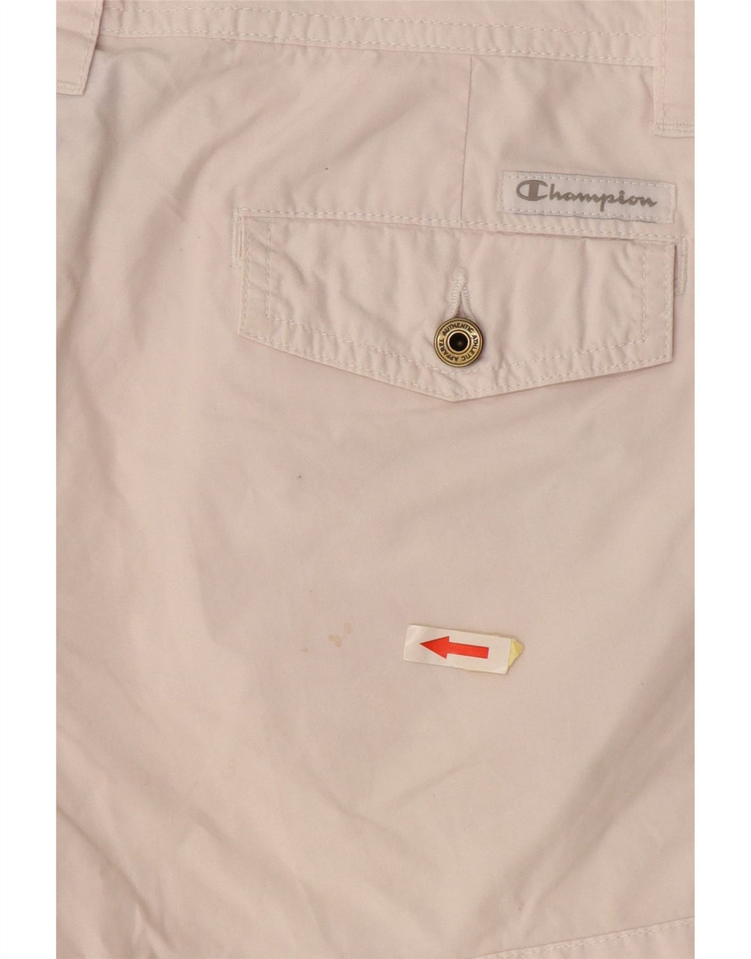 CHAMPION Womens Casual Shorts Medium W30 Off White Cotton