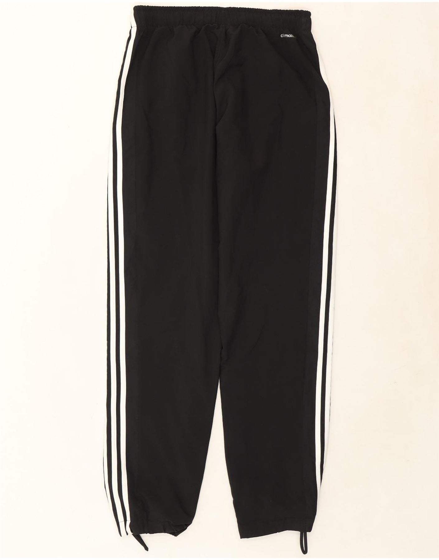 ADIDAS Hombre Climalite Chándal Pantalones Joggers Medio Negro Poliéster