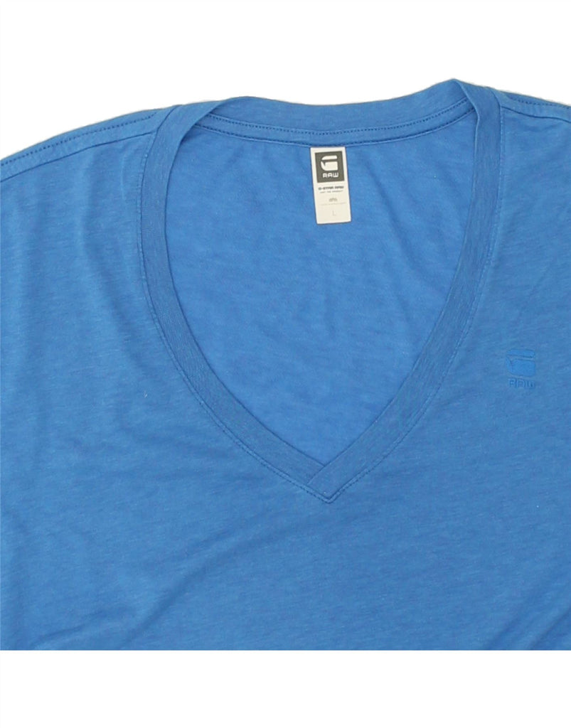 G-STAR Mens T-Shirt Top Large Blue Cotton | Vintage G-Star | Thrift | Second-Hand G-Star | Used Clothing | Messina Hembry 