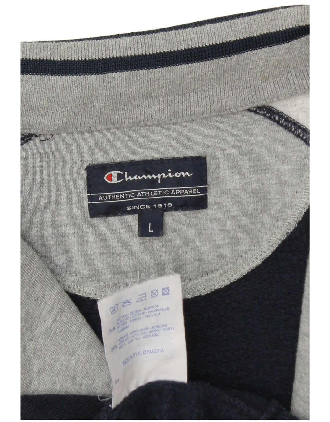 Champion Mens Heritage Classics Tracksuit Top Jacket Large Navy Blue