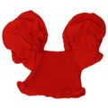 Zara Womens Off Shoulder Crop Top UK 8 Small Red
