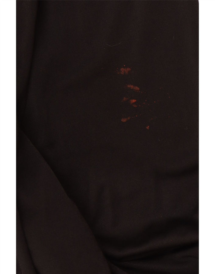 Adidas Mens Tracksuit Top Jacket UK 38/40 Medium Black Polyester