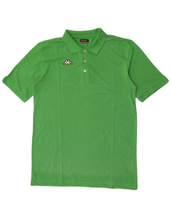Kappa Mens Polo Shirt XL Green Cotton