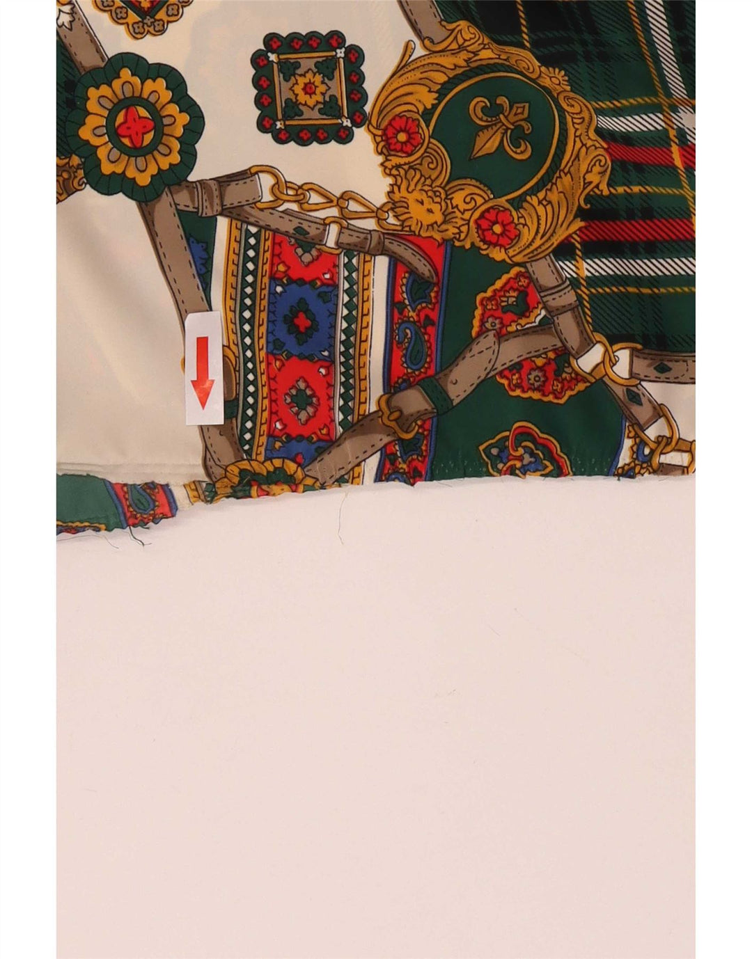 Vintage Womens Pullover Shirt Blouse UK 16 Large Multicoloured Floral