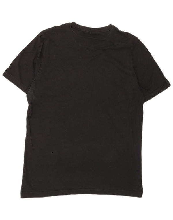 PUMA Mens Graphic T-Shirt Top Medium Black Cotton
