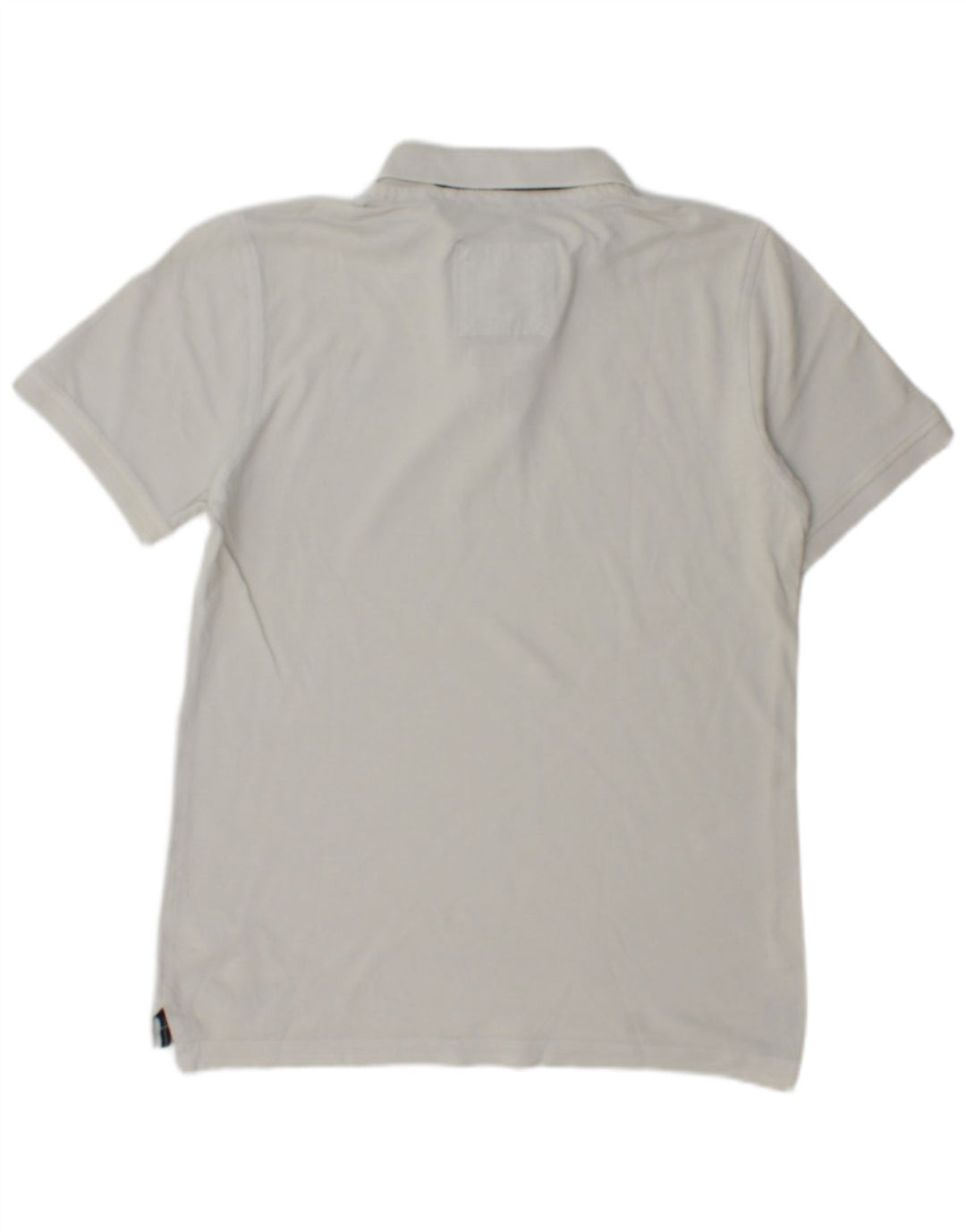CREW CLOTHING Mens Polo Shirt Small Beige Cotton