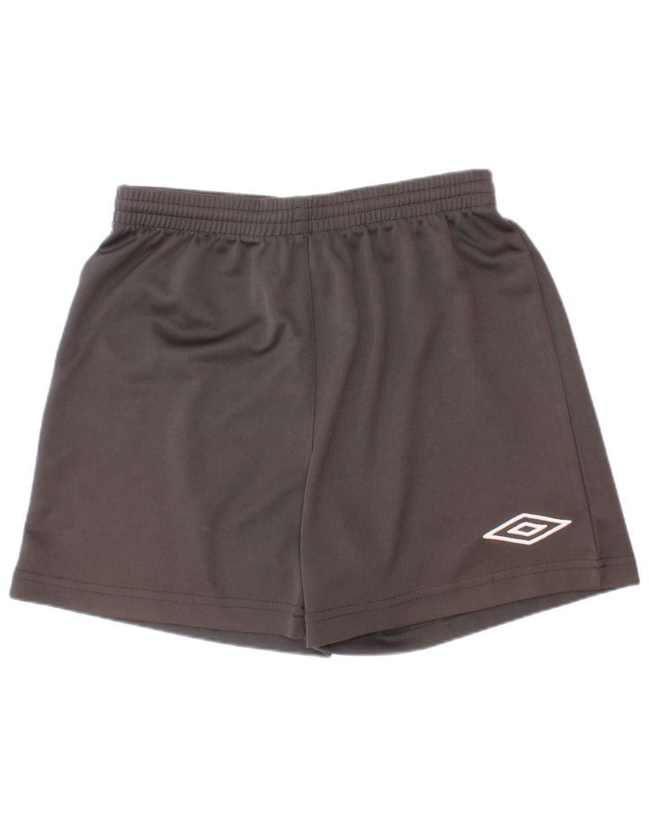 Umbro Boys Sport Shorts 11-12 Years Large Grey Polyester