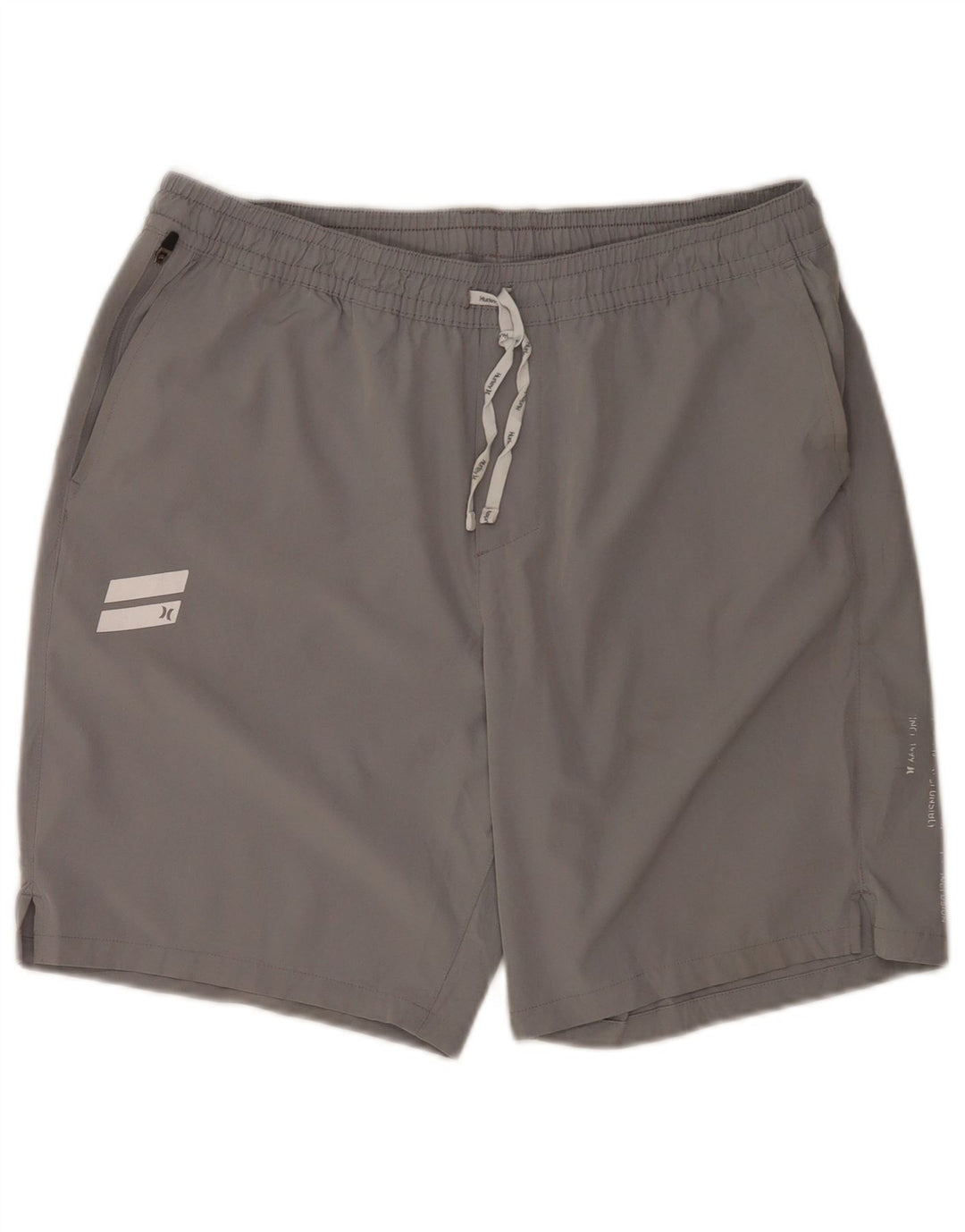 Hurley Mens Swimming Shorts Large Grey Polyester