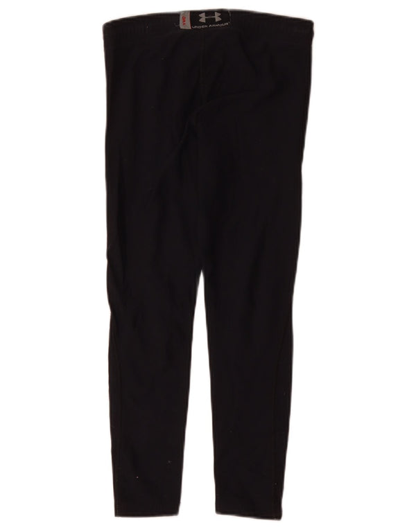 Under Armour Girls Tracksuit Trousers 6-7 Years  Black Nylon