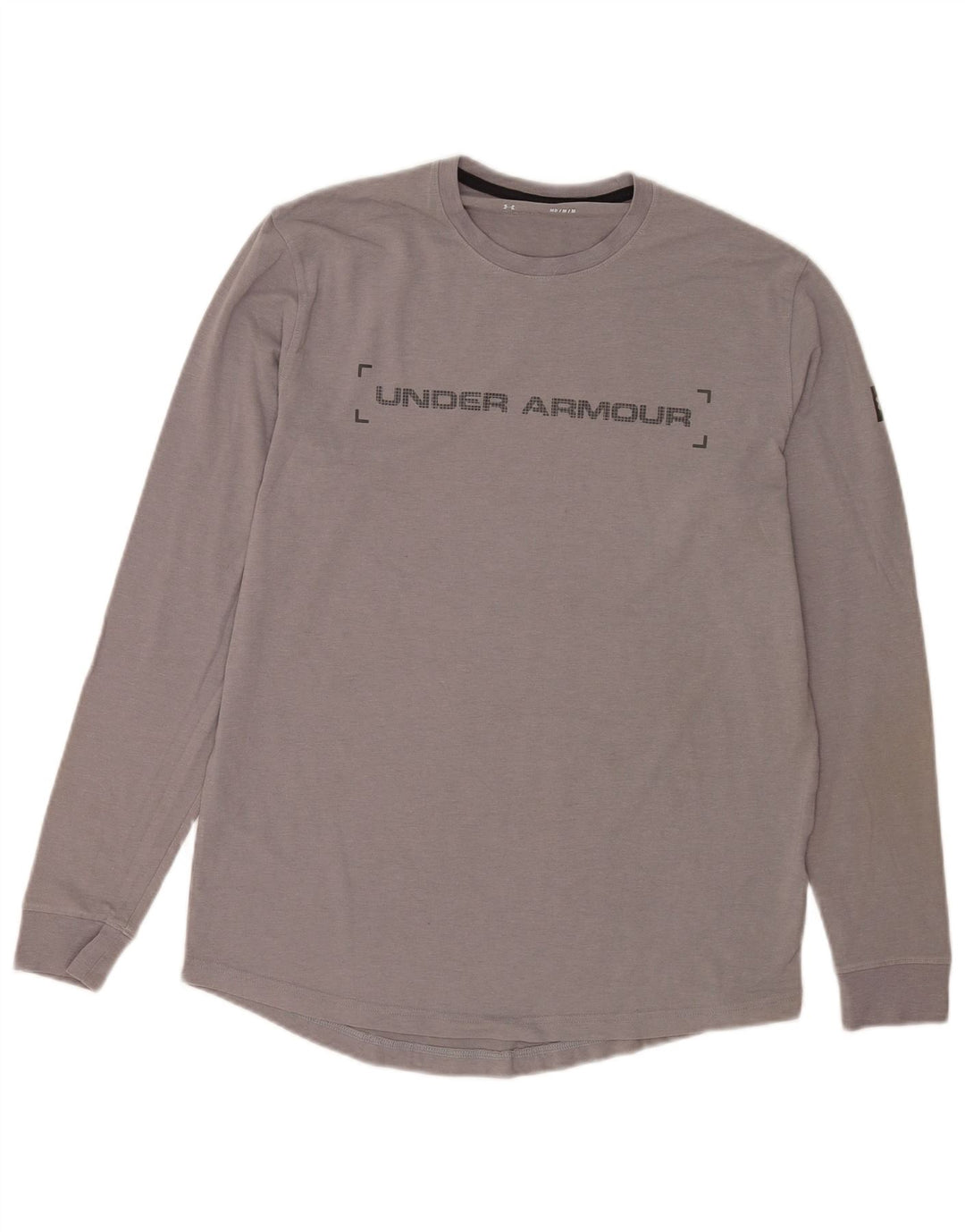 Under Armour Mens Graphic Top Long Sleeve Medium Grey