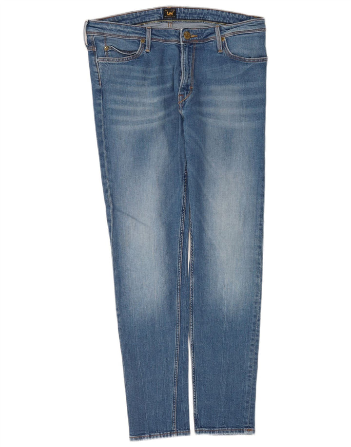 Lee Mens Sallie Slim Jeans W30 L31 Blue Cotton
