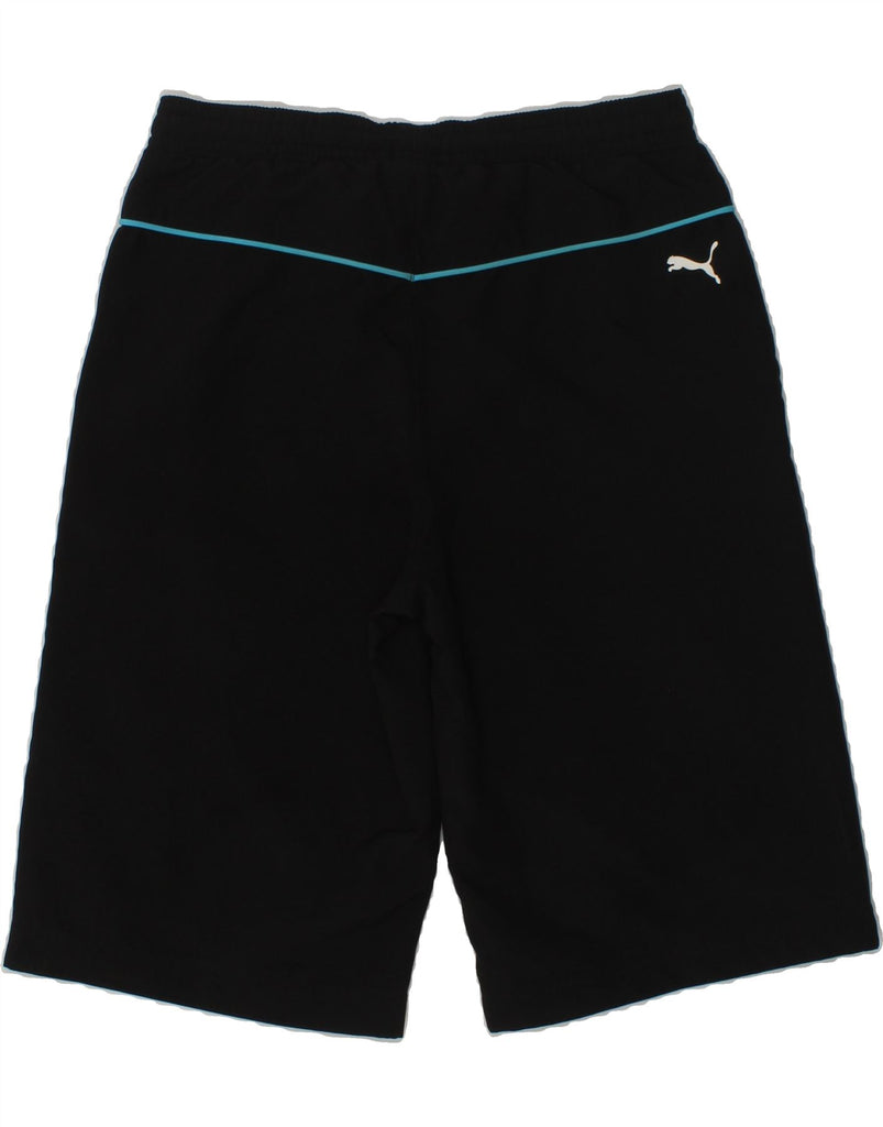 PUMA Boys Graphic Sport Shorts 7-8 Years Black | Vintage Puma | Thrift | Second-Hand Puma | Used Clothing | Messina Hembry 