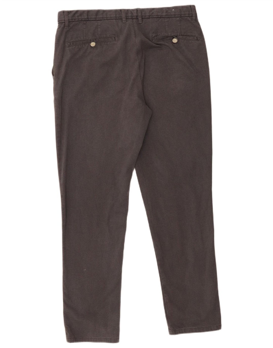 Zara Mens Slim Chino Trousers EU 44 Large W34 L29 Grey