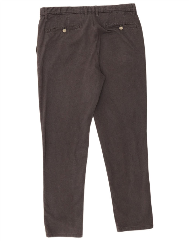 Zara Mens Slim Chino Trousers EU 44 Large W34 L29 Grey