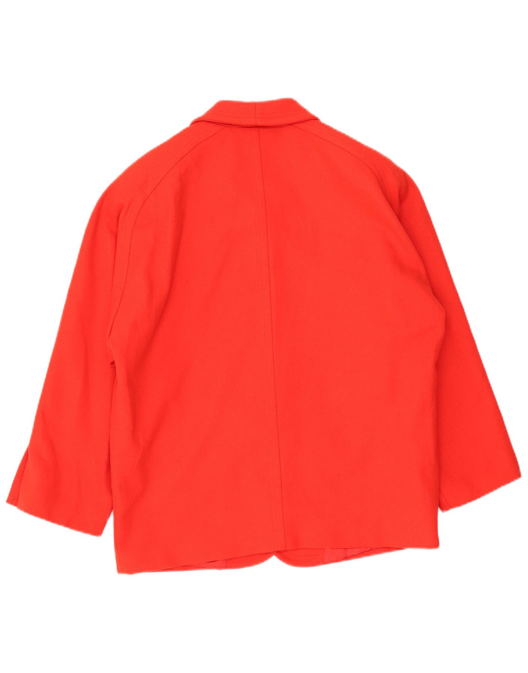 Enrico Coveri Womens Oversized 5 Button Blazer Jacket UK 10 Small Red Wool