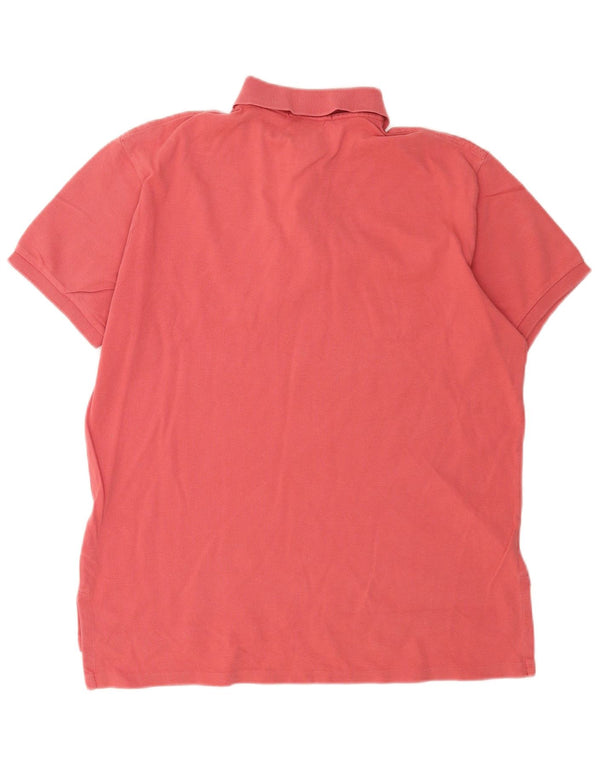 Polo Ralph Lauren Mens Custom Fit Polo Shirt Large Pink Cotton