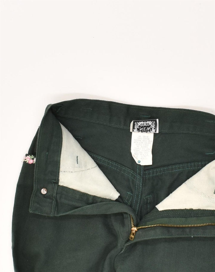 VINTAGE Womens Straight Jeans W22 L27  Khaki Cotton | Vintage Vintage | Thrift | Second-Hand Vintage | Used Clothing | Messina Hembry 