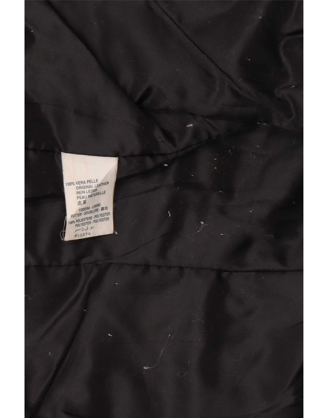 Vintage Womens Crop Leather Racer Jacket IT 42 Medium Brown