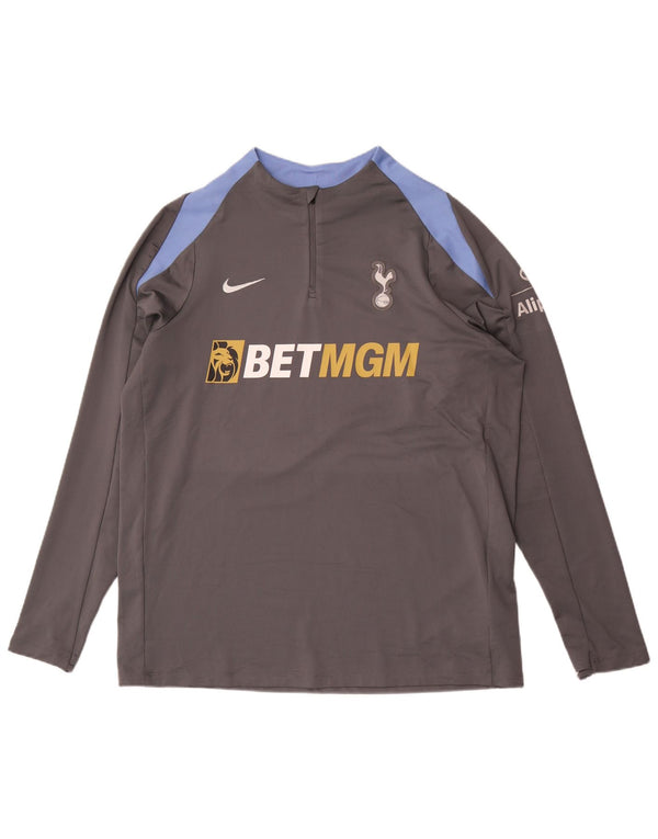 Nike Mens Tottenham Hotspur Graphic Pullover Tracksuit Top XL Grey