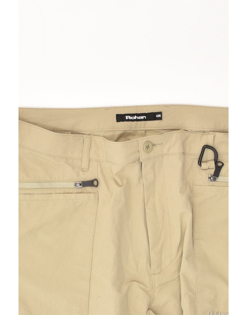 ROHAN Mens Slim Casual Trousers W40 L28  Beige Polyamide | Vintage Rohan | Thrift | Second-Hand Rohan | Used Clothing | Messina Hembry 