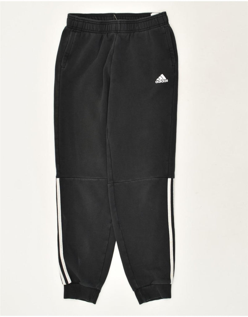 ADIDAS Boys Tracksuit Trousers Joggers 15-16 Years Black Cotton | Vintage Adidas | Thrift | Second-Hand Adidas | Used Clothing | Messina Hembry 