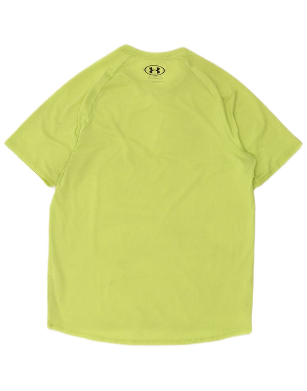 Under Armour Mens T-Shirt Top Medium Green Polyester