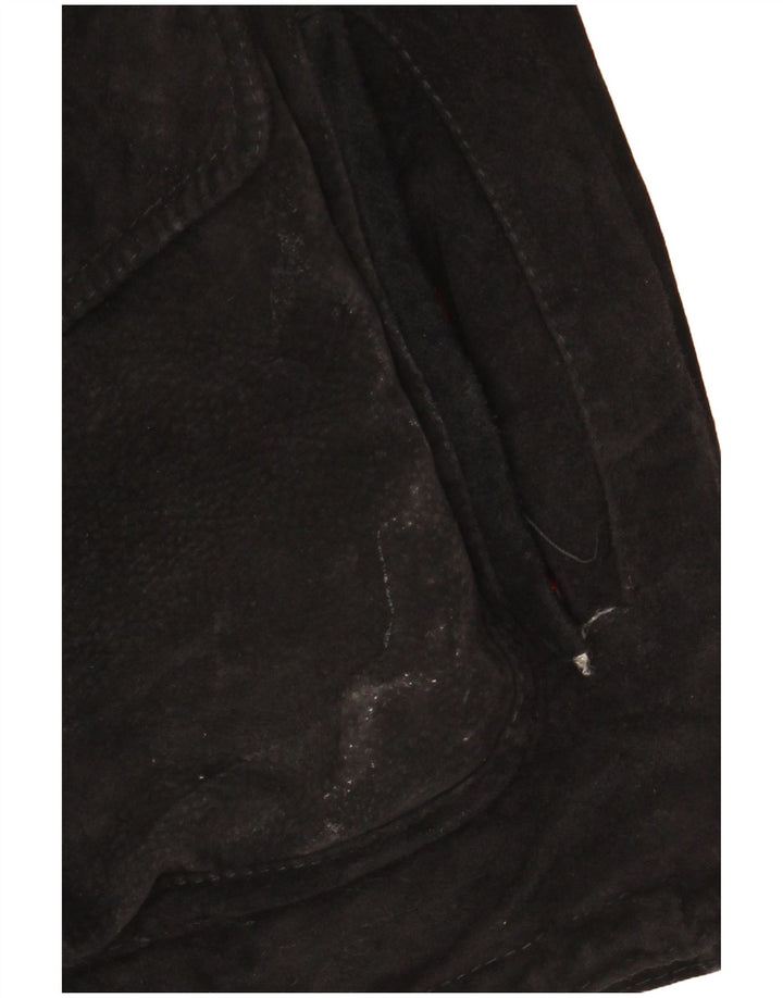 DINO' Z Womens Oversized Hooded Windbreaker Coat UK 14 Medium Black