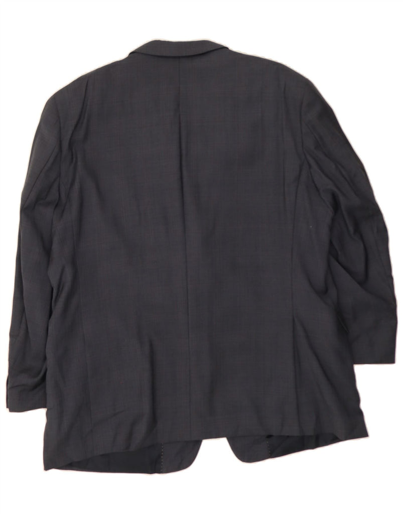 TOMMY HILFIGER Mens 2 Button Blazer Jacket UK 40 Large Navy Blue Wool Vintage Tommy Hilfiger and Second-Hand Tommy Hilfiger from Messina Hembry 