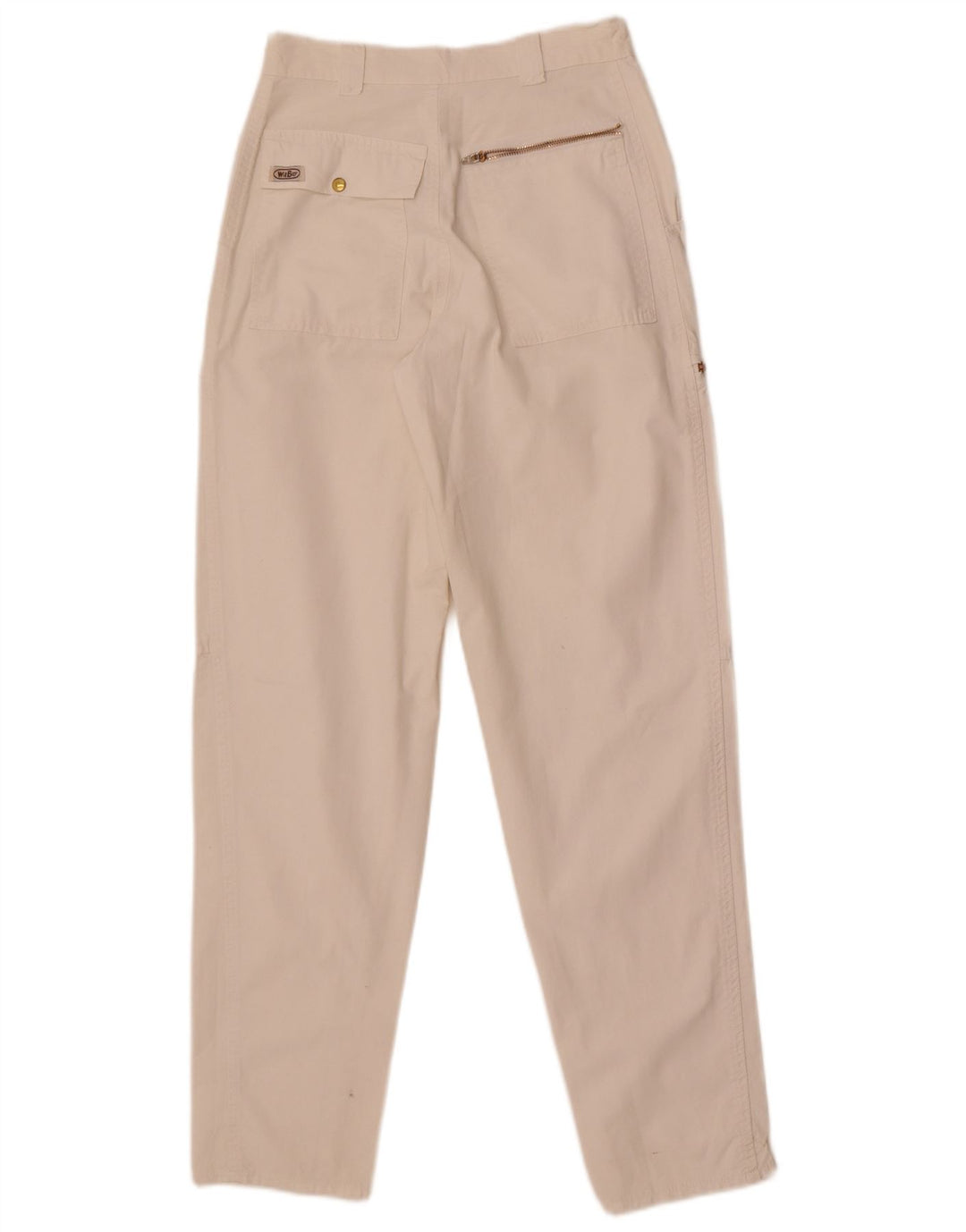 Wit Boy Womens Tapered Cargo Trousers W24 L29 White
