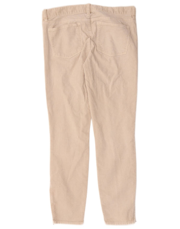 J. Crew Womens Slim Corduroy Trousers W27 L27 Beige Cotton