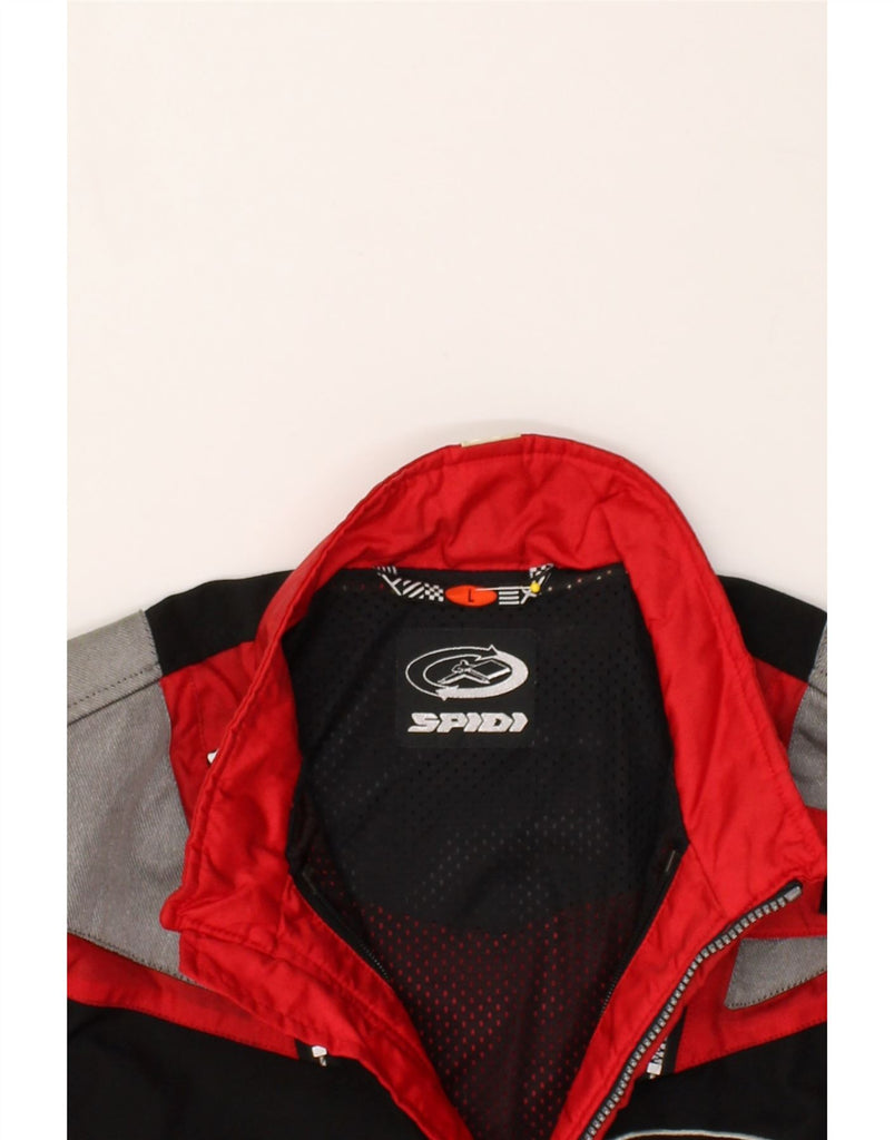 SPIDI Mens Racer Jacket UK 40 Large Red Polyamide | Vintage Spidi | Thrift | Second-Hand Spidi | Used Clothing | Messina Hembry 